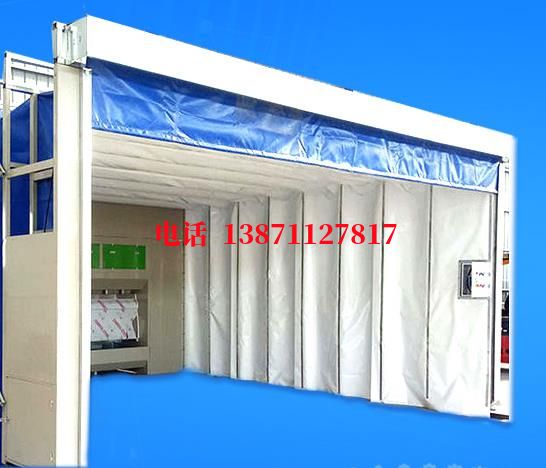 佛山垃圾电站电动移动伸缩房